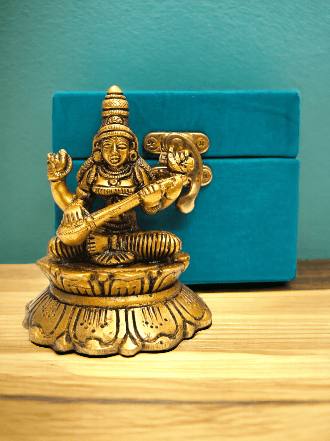 Brass Maa Saraswati