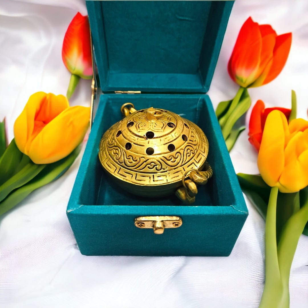 Brass Small Dhoop Burner
