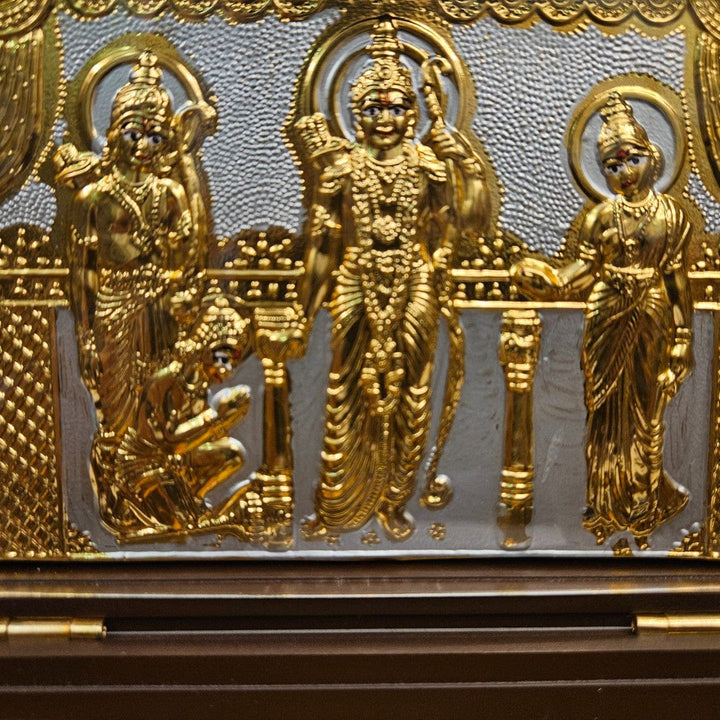 Gold Foil  Jai Shri Ram Gift Pooja Box