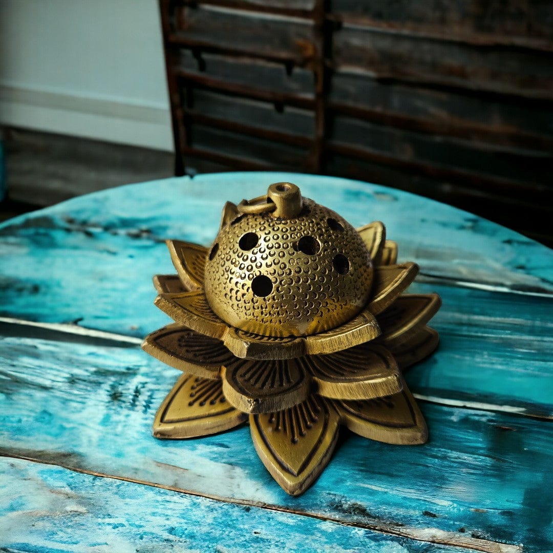Tamas Brass  Lotus Dhoop Stand