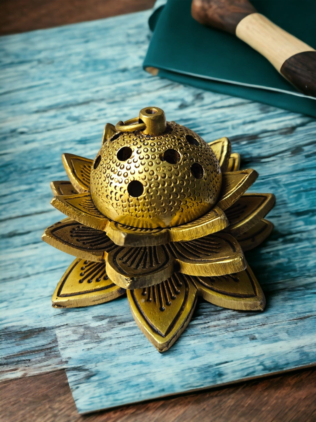 Tamas Brass  Lotus Dhoop Stand