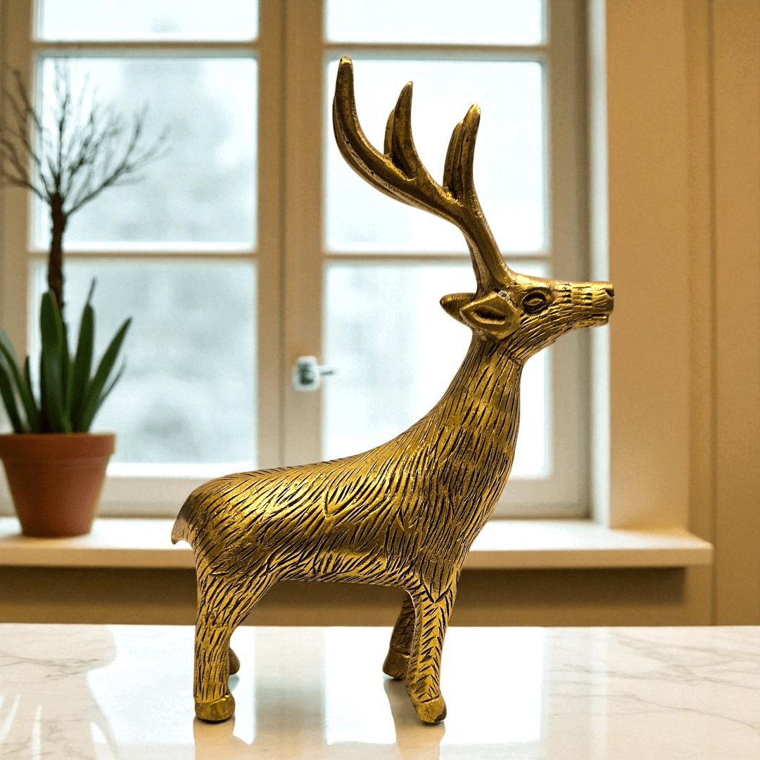 Buy Online Luxury Brass Deer Gift Set | Tamas Handcrafted Decor