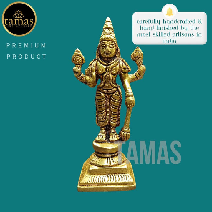 Tamas Brass  Lord Vishnu Statue