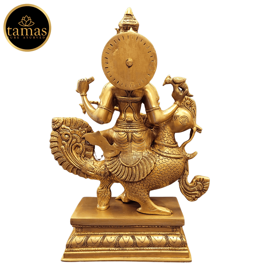 Brass Saraswati Maa Statue