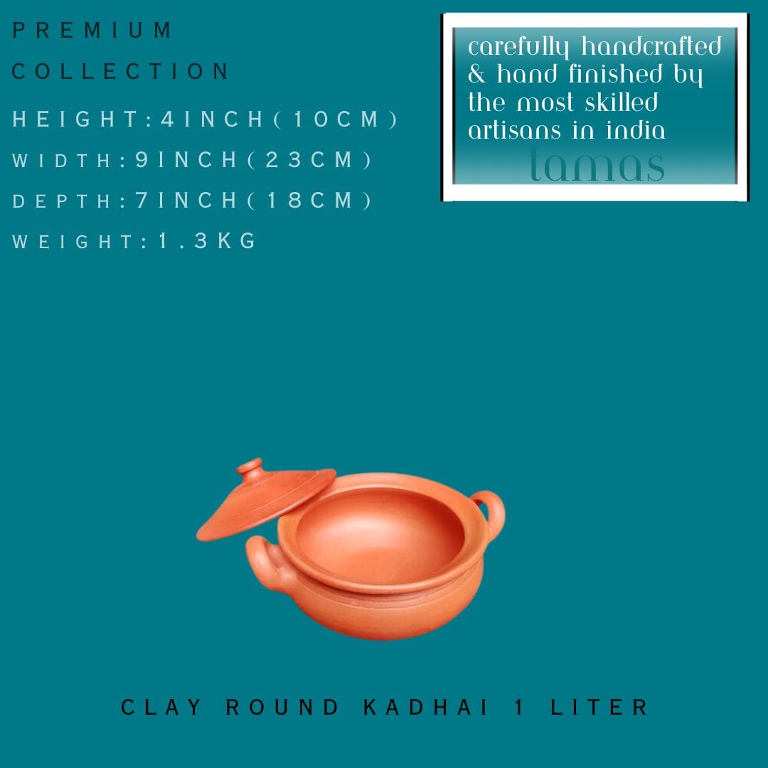 Tamas Natural Clay Kadhai