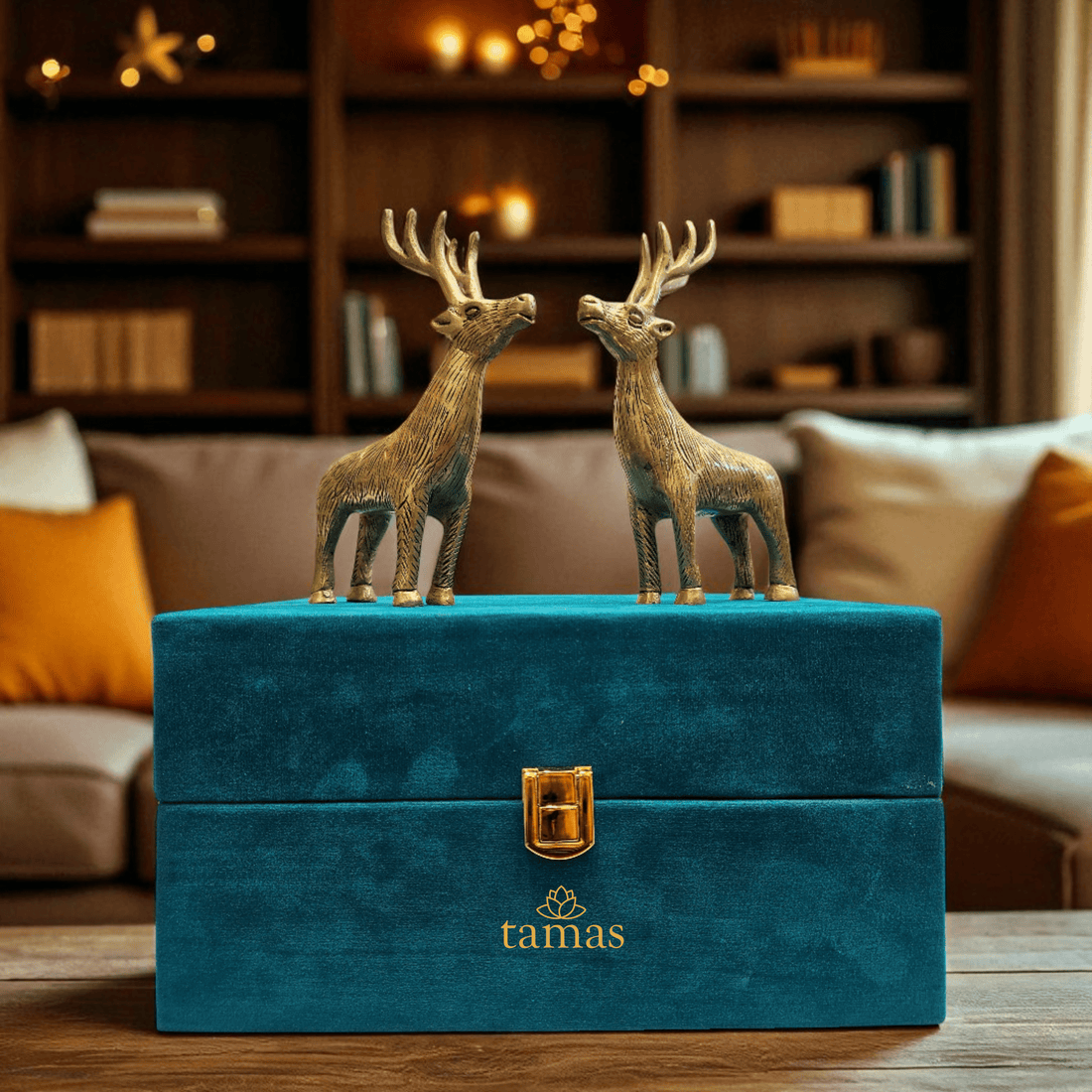 Buy Online Luxury Brass Deer Gift Set | Tamas Handcrafted Decor