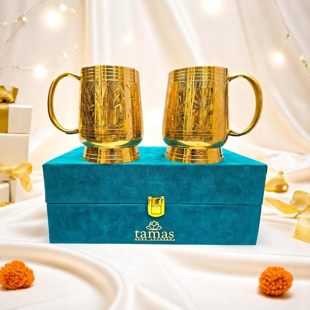 Buy Premium Brass Bear Mug Gift Set