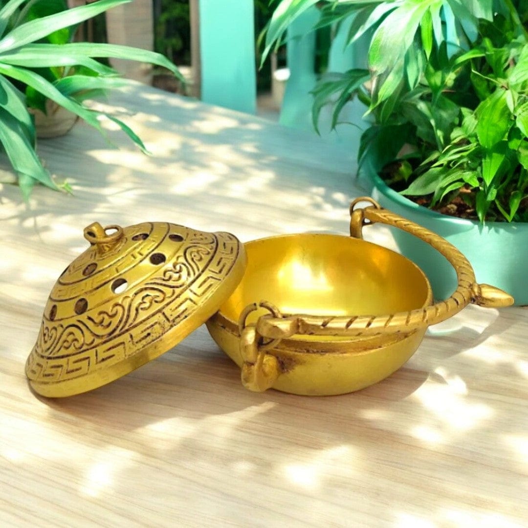 Brass Small Dhoop Burner