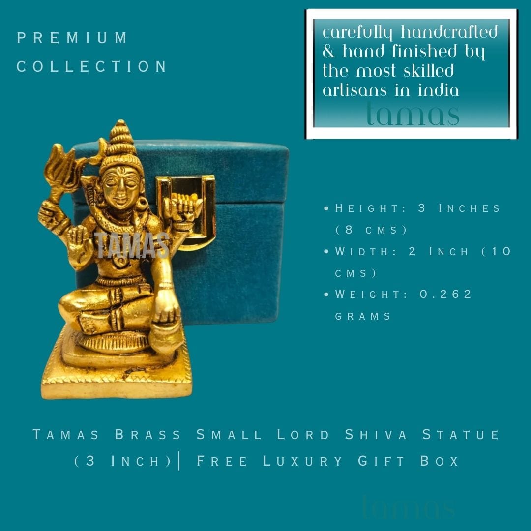 Brass Small Lord Shiva Statue