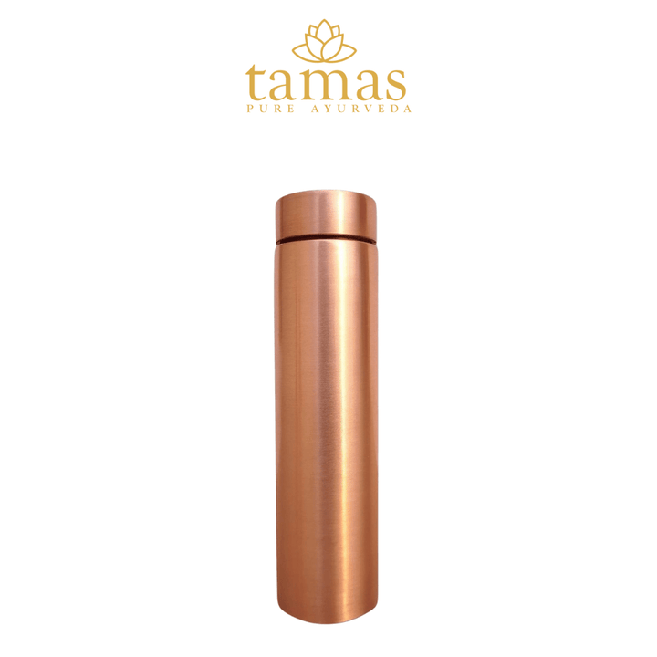 Tamas Jelly Plain Copper Water Bottle | 1000ml for Daily Hydration