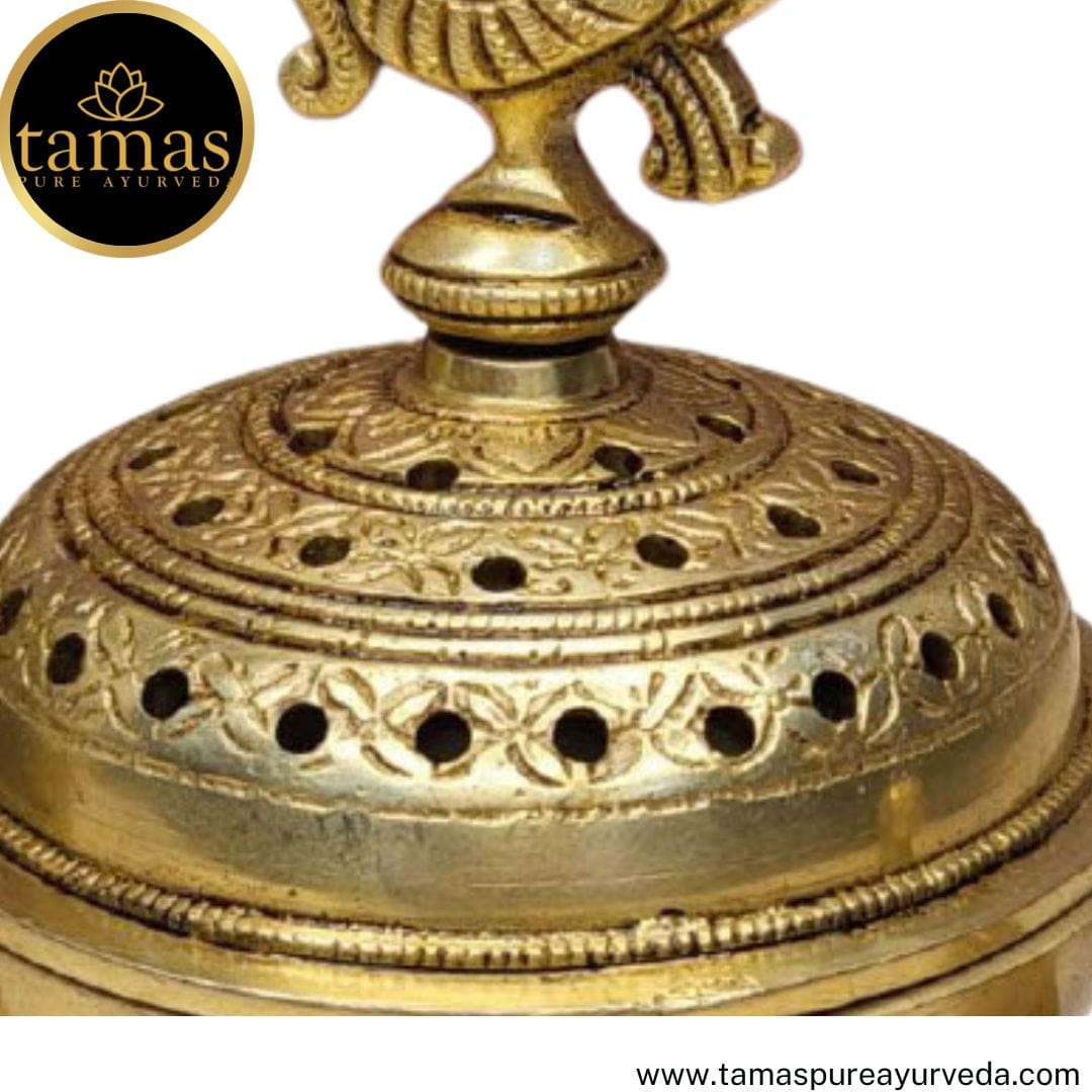Brass  Peacock Incense Burner