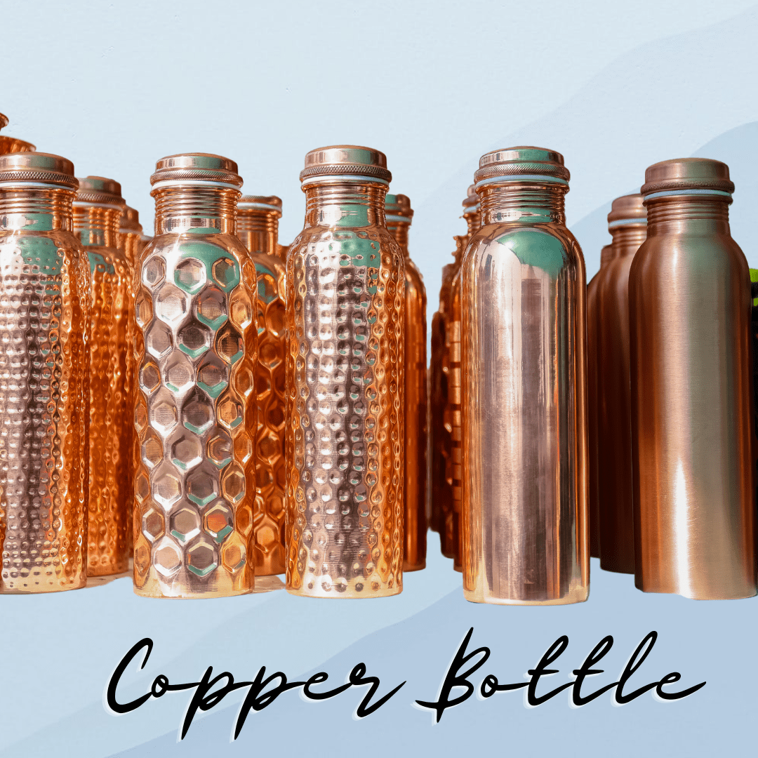 Copper Bottles - Tamas: Luxury Indian Gifts