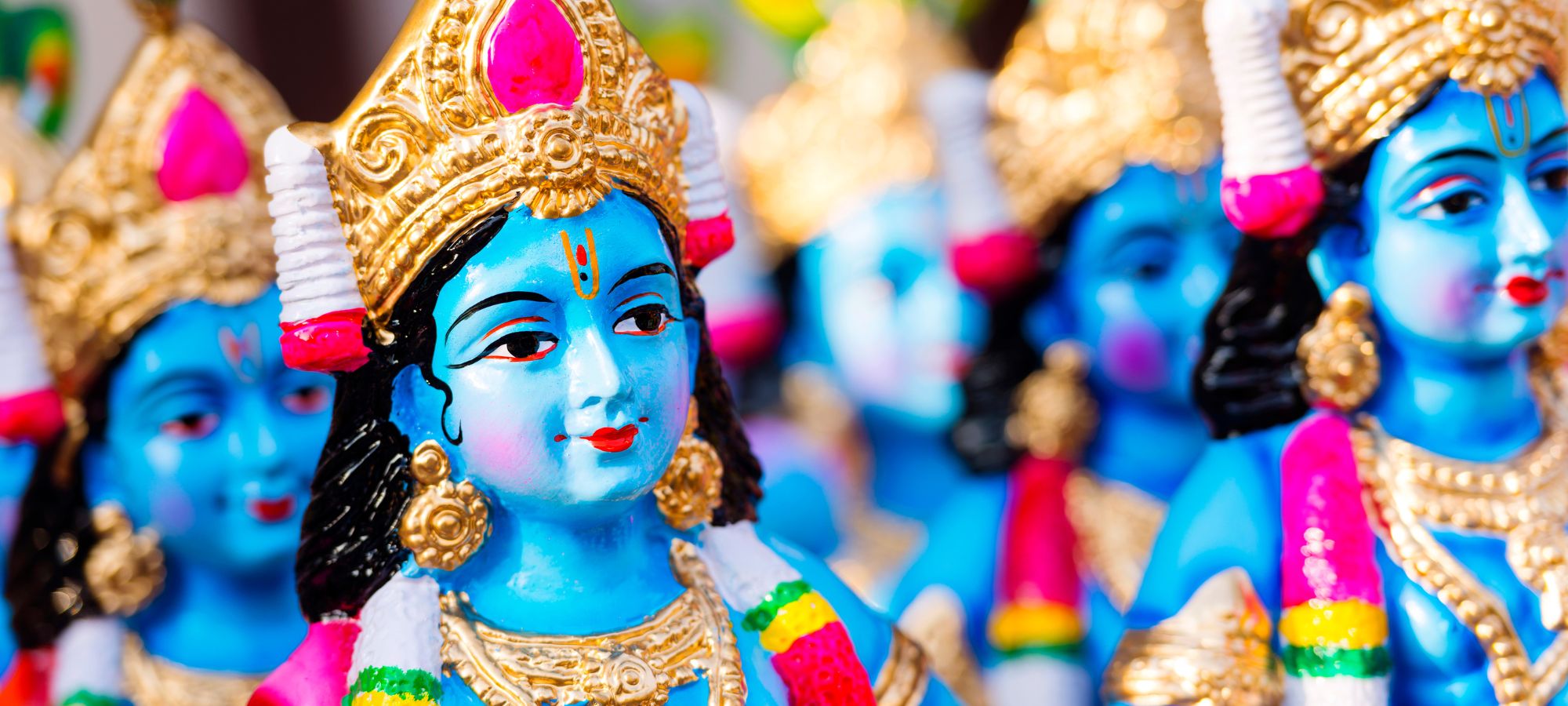 Brass Krishna Idols - Tamas: Luxury Indian Gifts