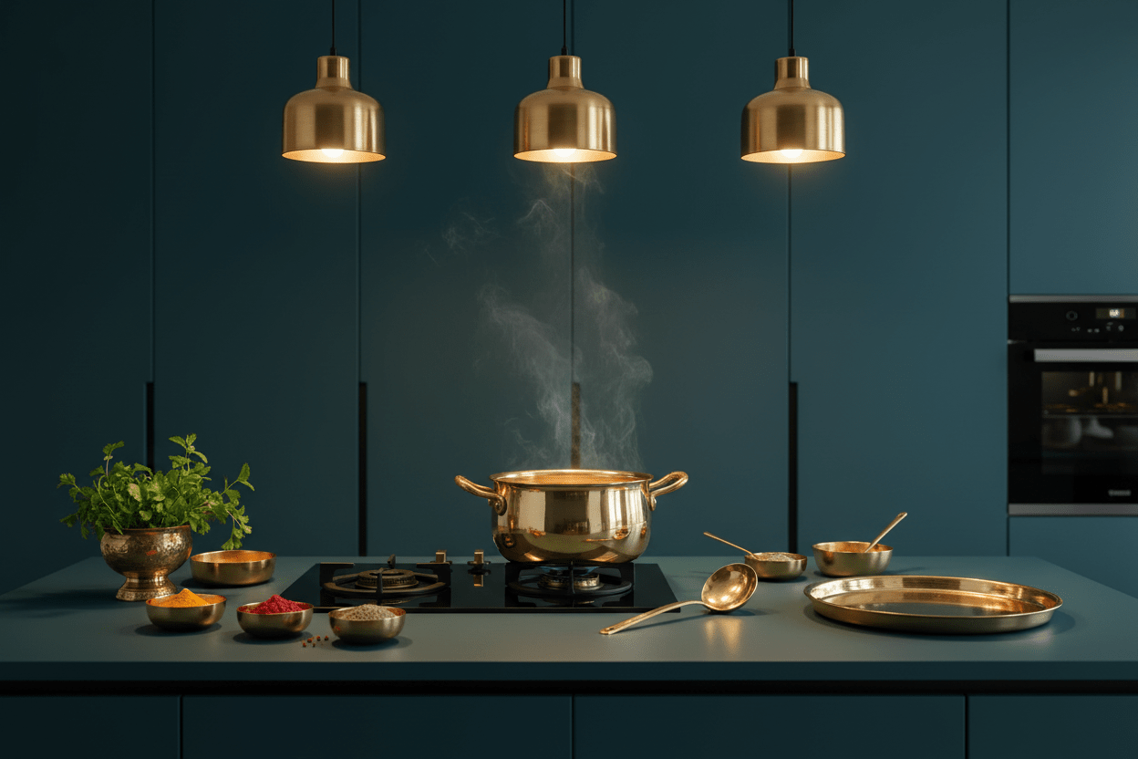 Pure Brass Utensils - Tamas: Luxury Indian Gifts