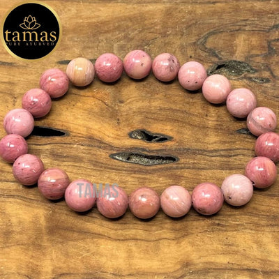 Tamas Rhodonite Healing Crystal Gemstone Stretchable Bracelet