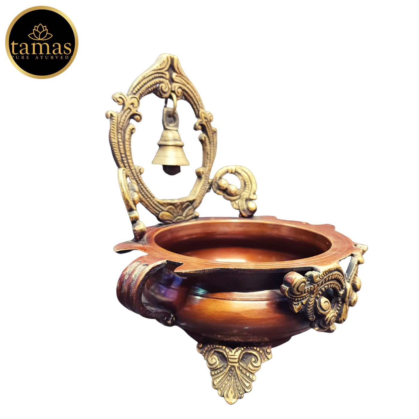 Tamas Brass Bell Urli (9 Inches)