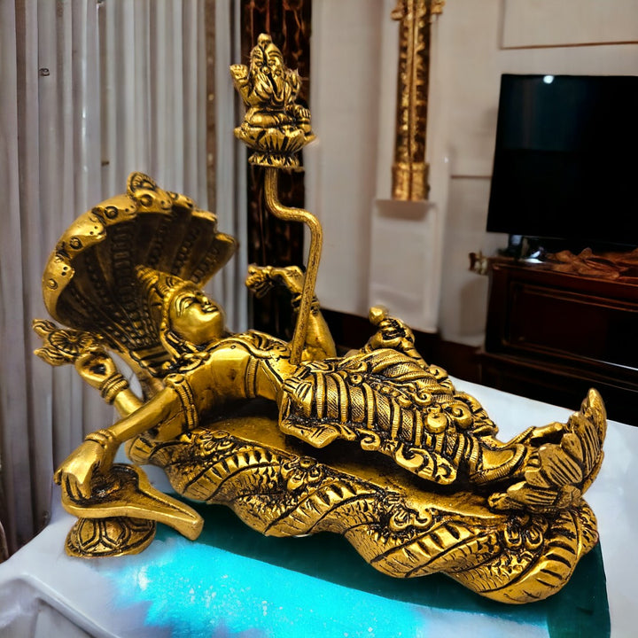 Brass Lord Vishnu Bhagwan