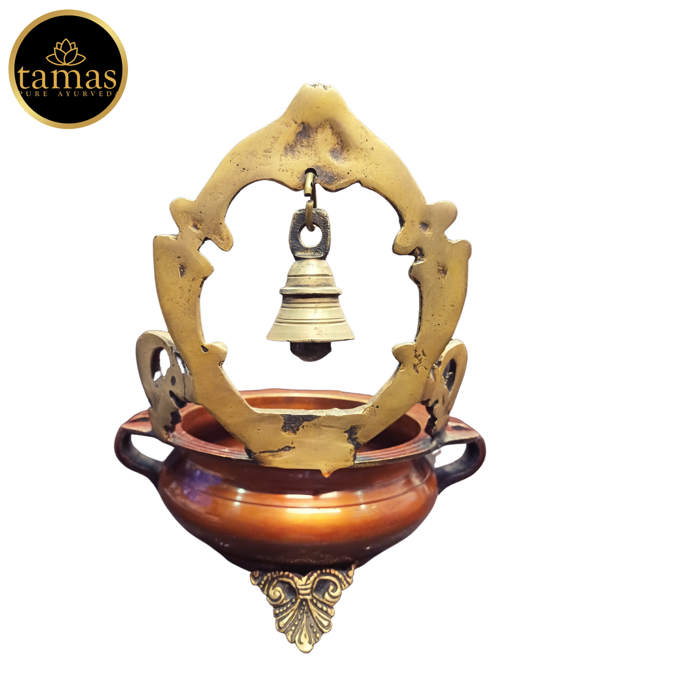 Tamas Brass Bell Urli (9 Inches)