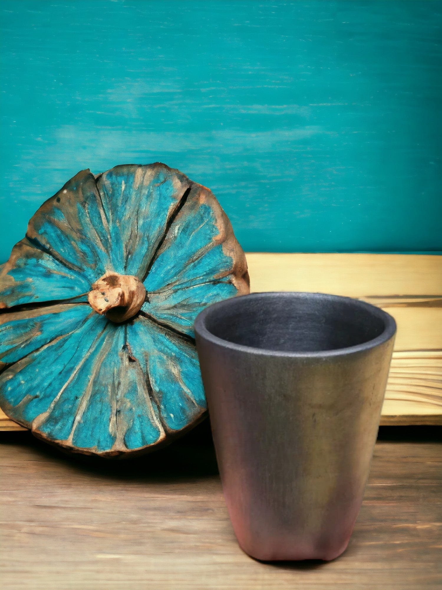 Buy Tamas Handcrafted Black Natural Clay Glass – Premium Clay Drinkware