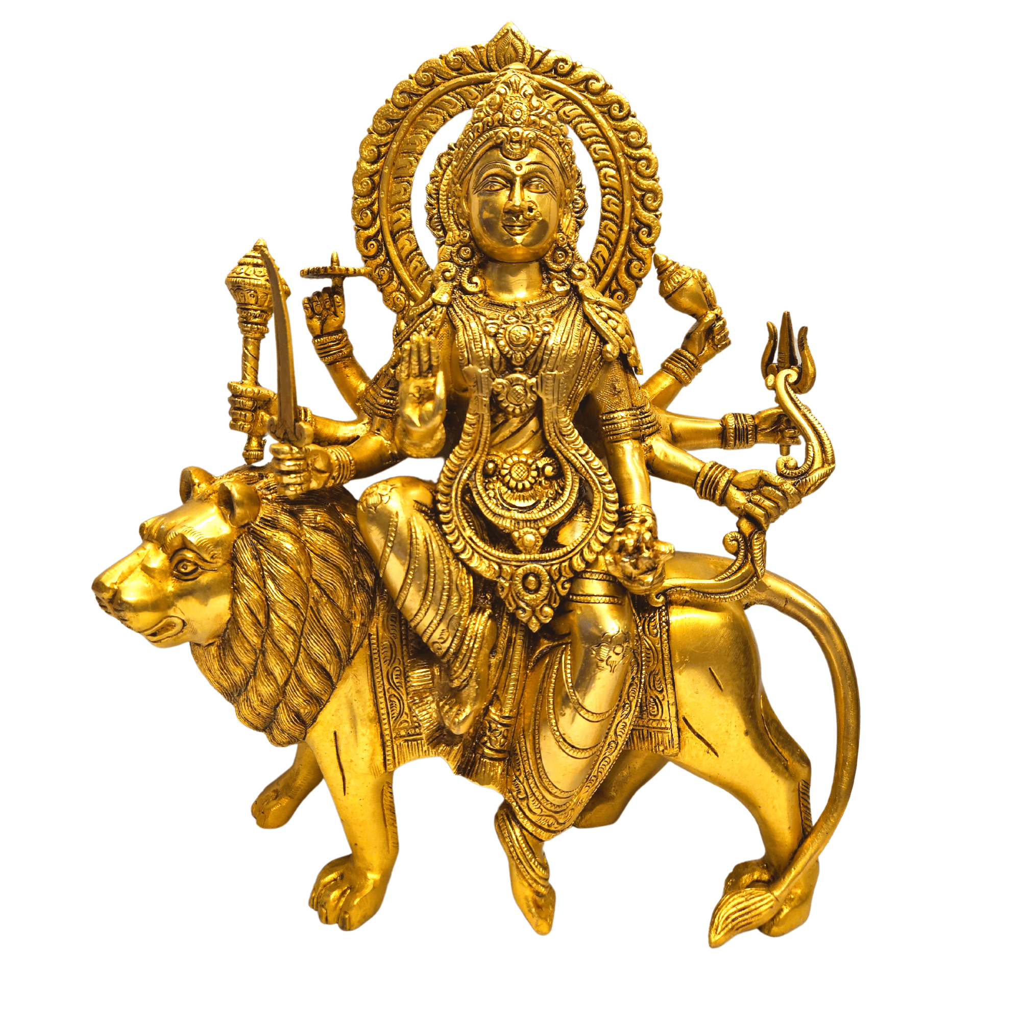 Brass Goddess Durga Maa Idol