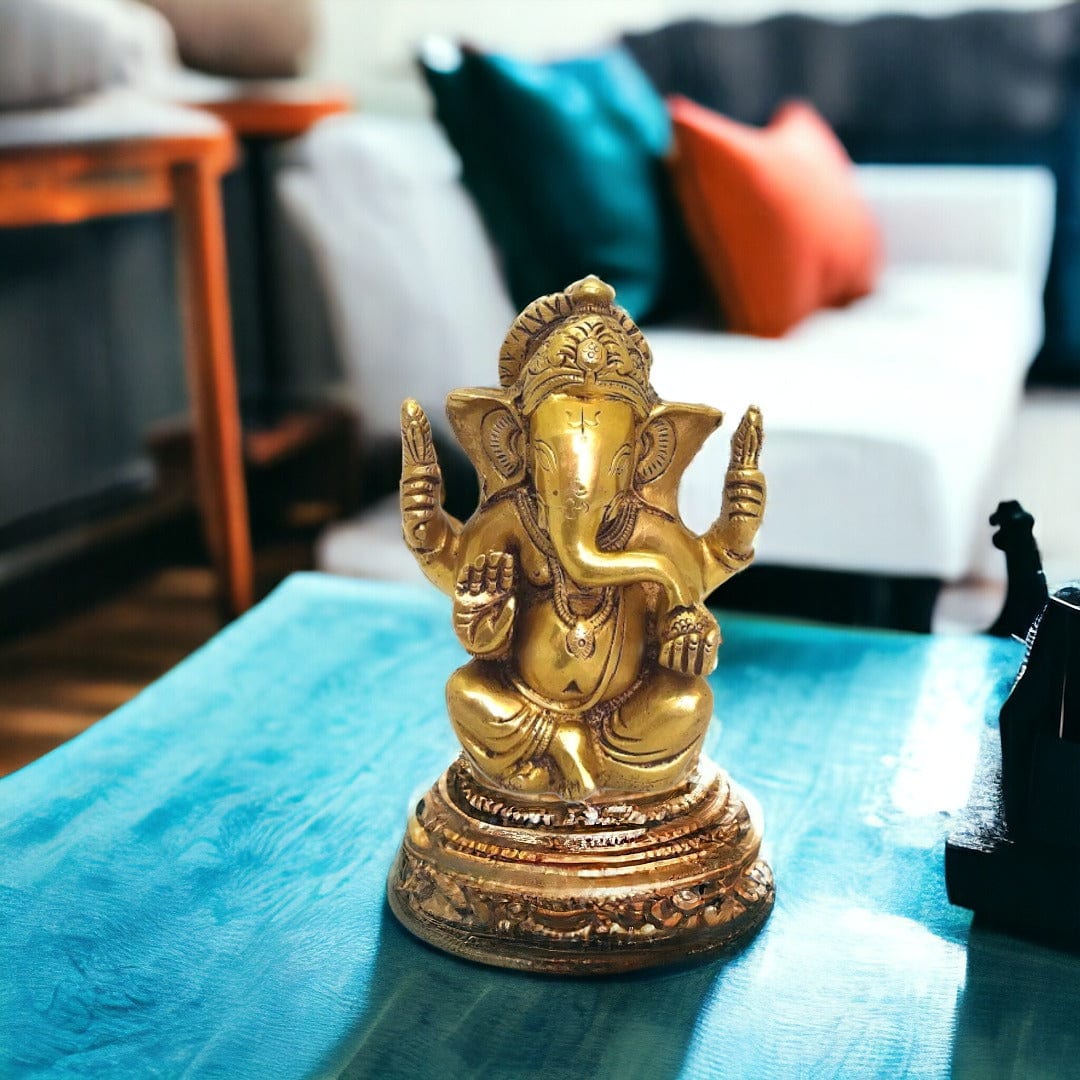Brass Lord Ganesha Statue