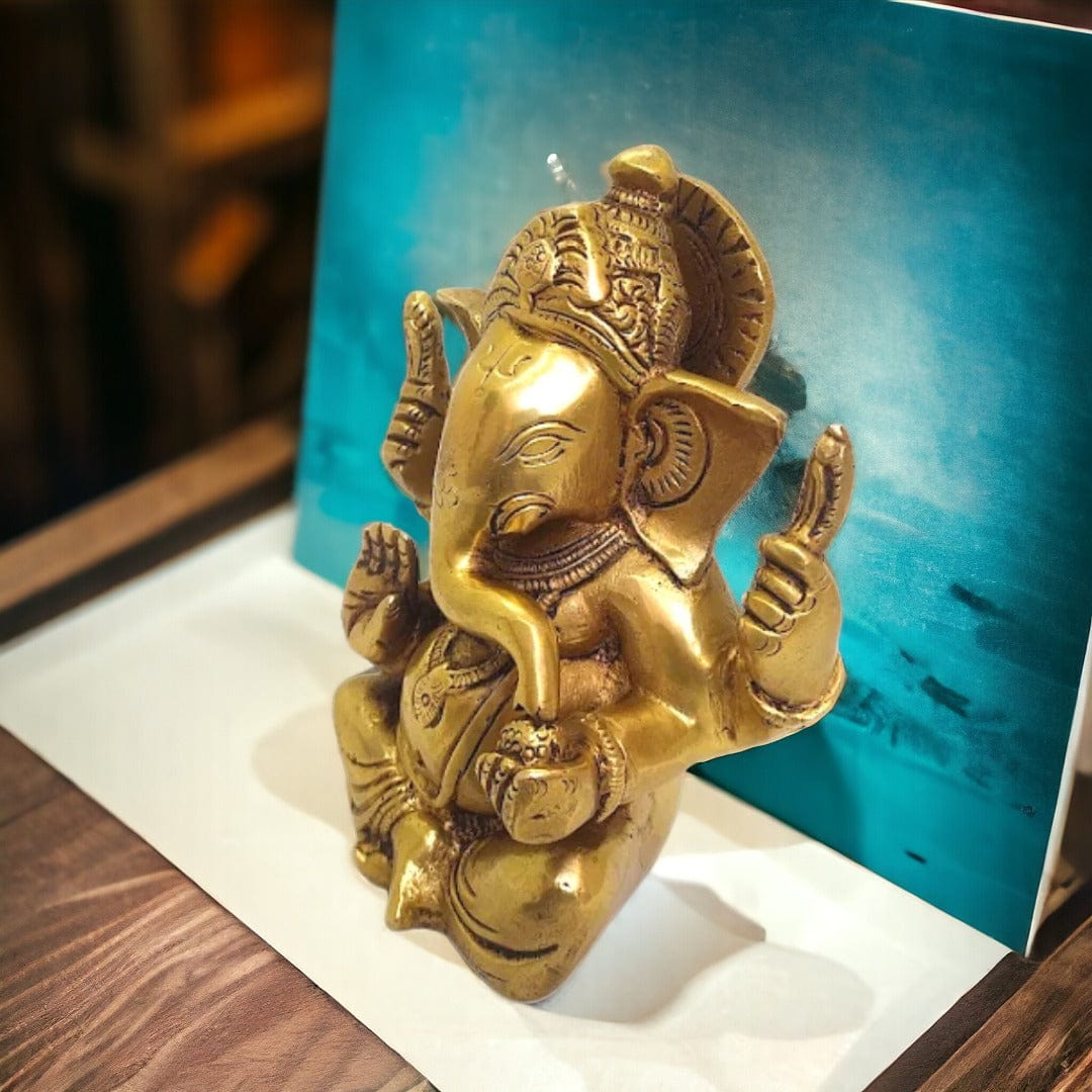 Brass Lord Ganesha Statue