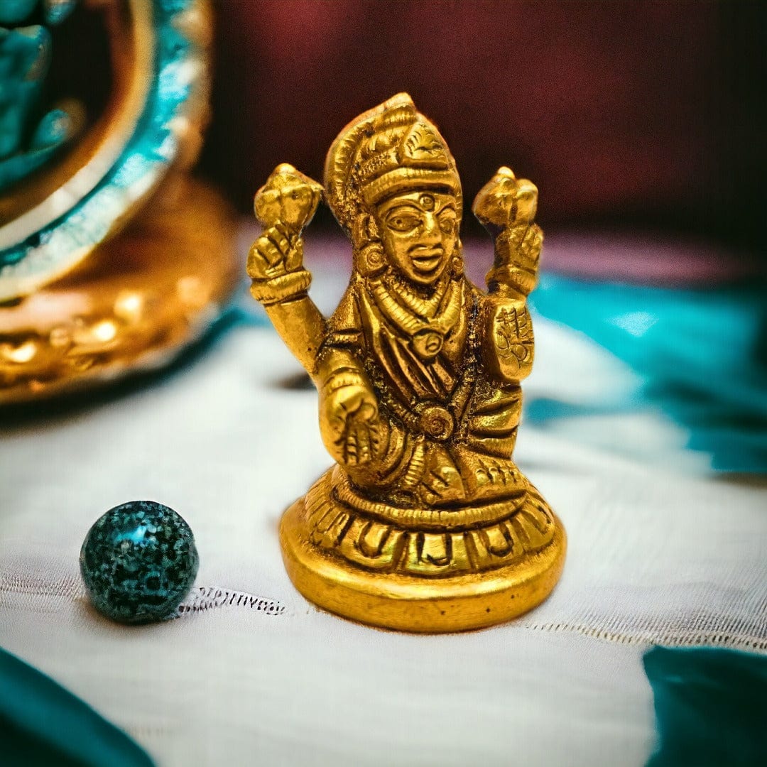 Tamas Brass Lakshmi Ganesh for Pooja Statue/Idol