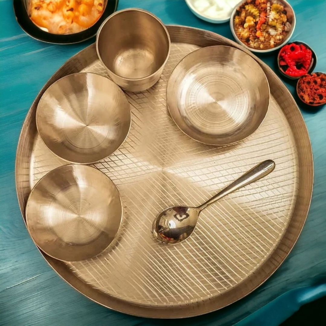 Tamas Bronze Kansa Dinner Set