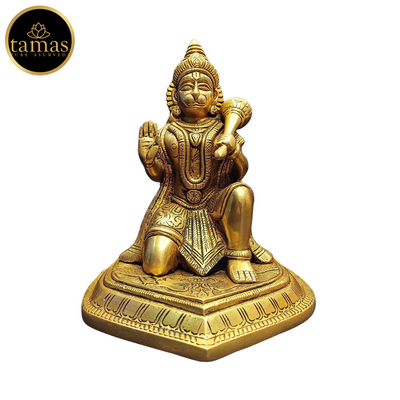 Tamas Brass Hanuman Ji  Statue (8 Inches)