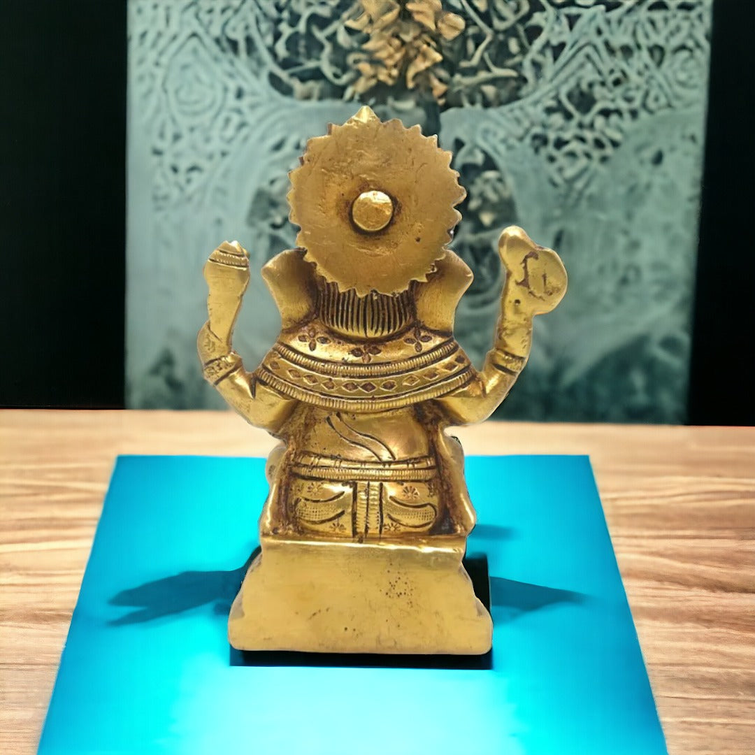 Brass Ganesh Statue for Good Luck