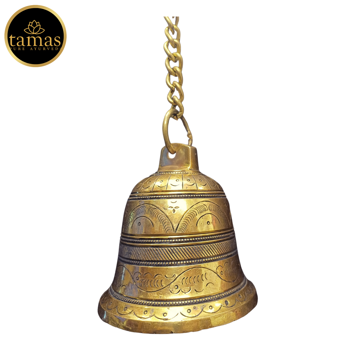 Tamas Brass Bell Hanging (4 Inches)