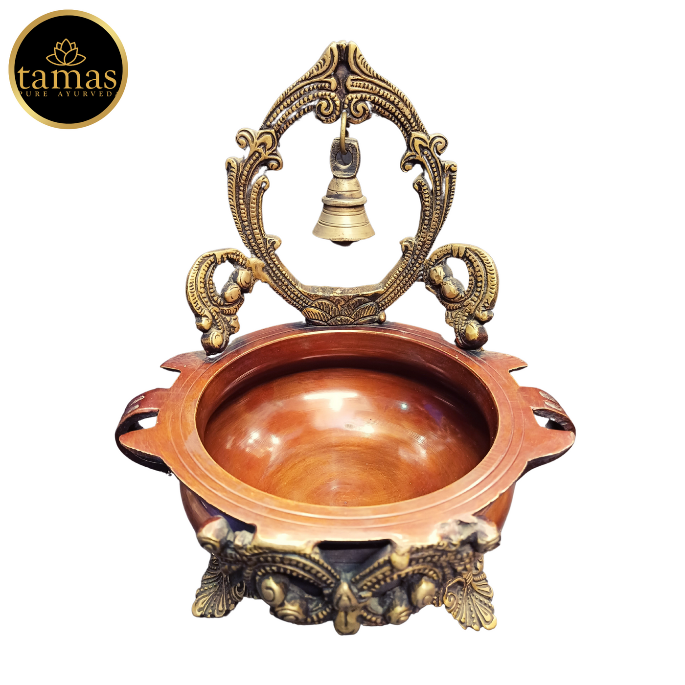 Tamas Brass Bell Urli (9 Inches)