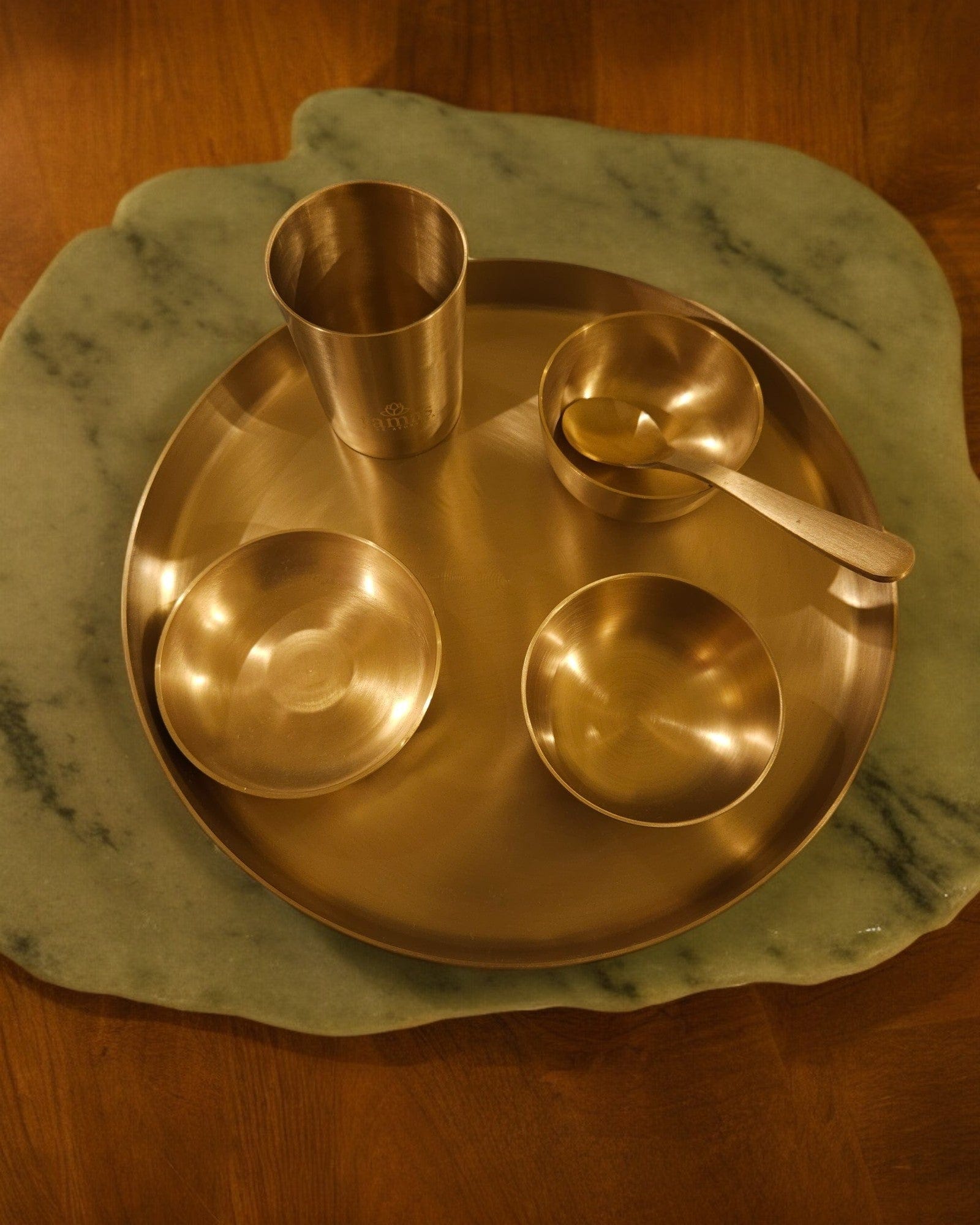 Bronze Shahi Dinner Set Gift Box