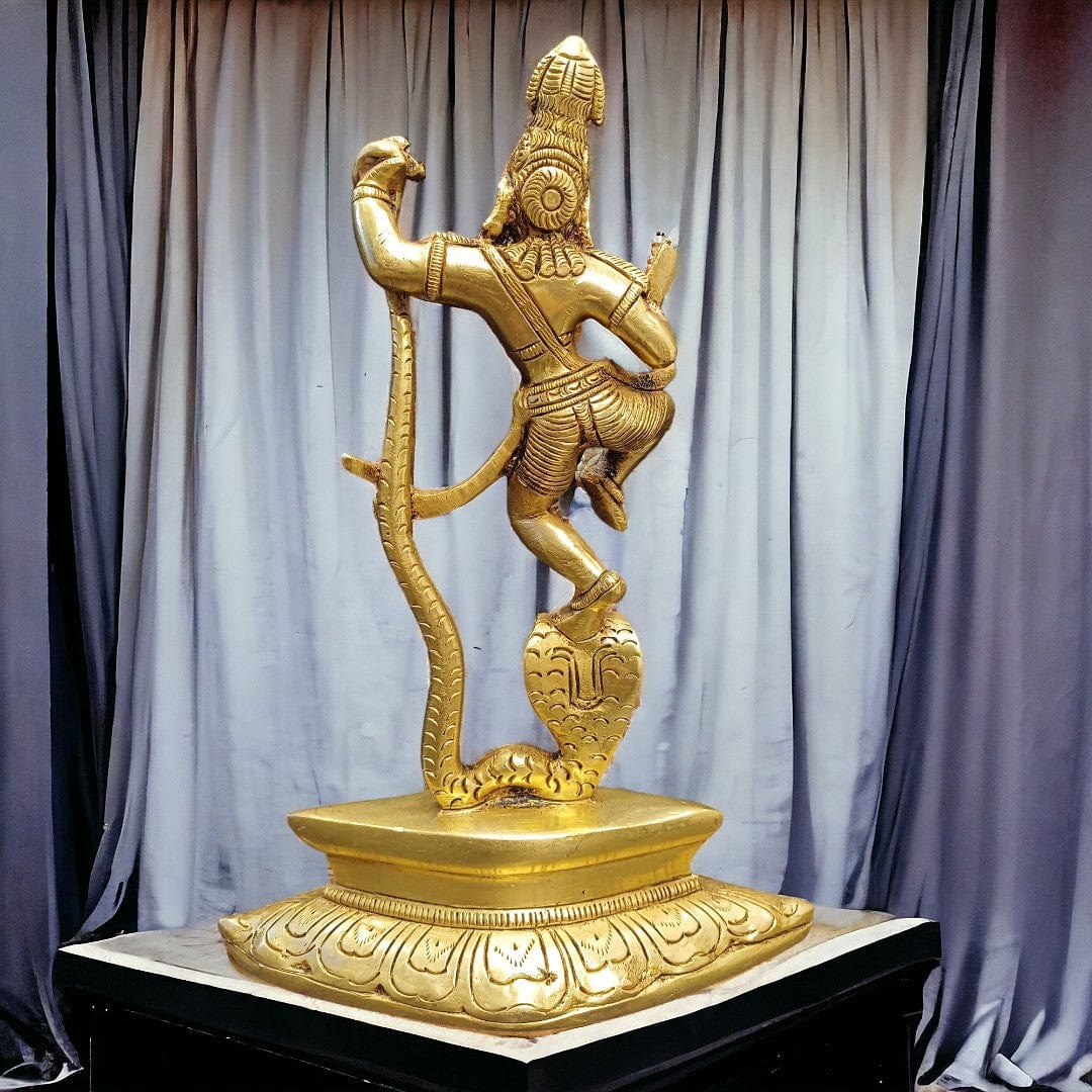 Brass Lord Krishna Idol