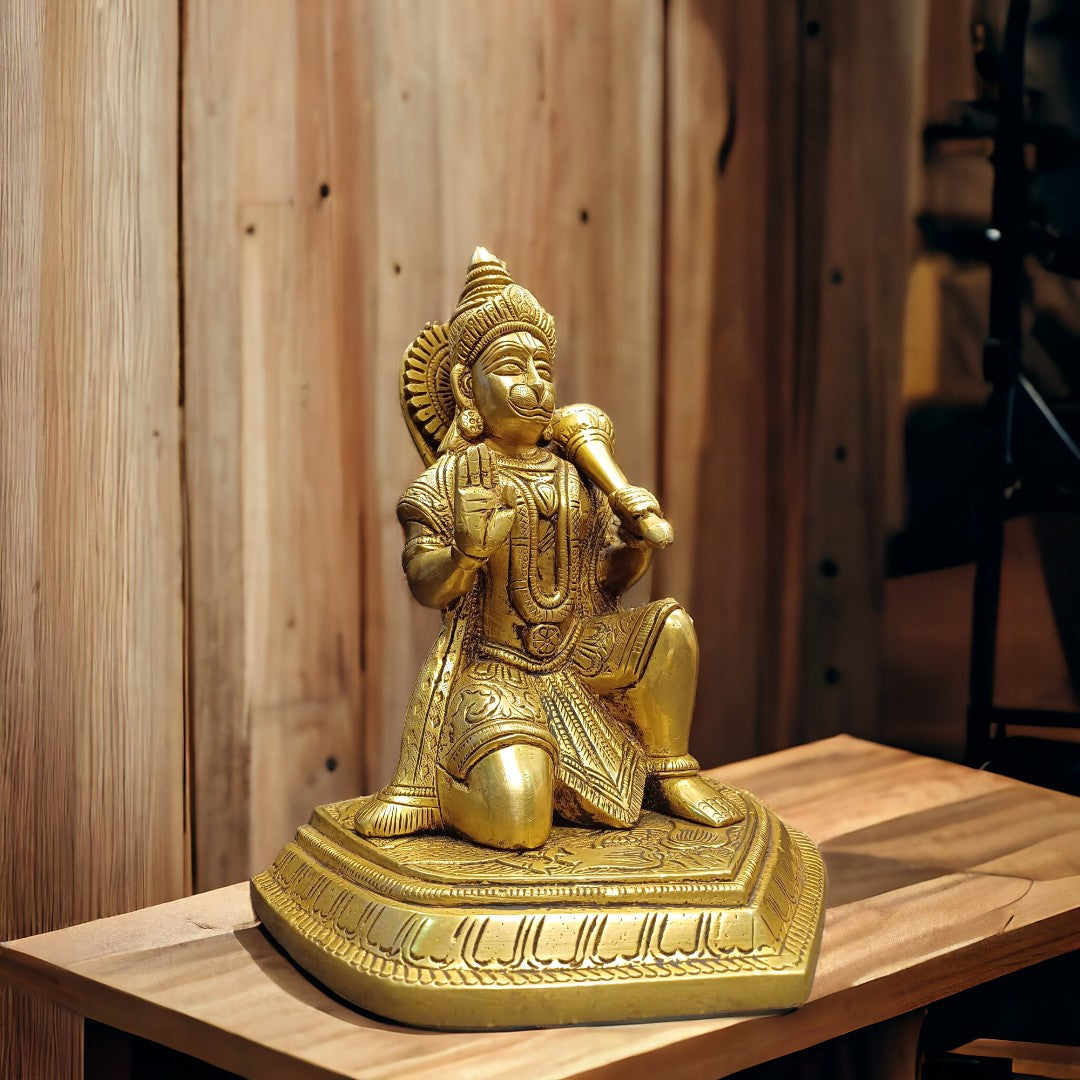 Brass Hanuman Idol