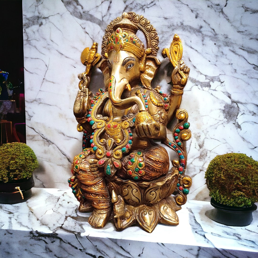 BrassLord Ganesh Statue  Idol