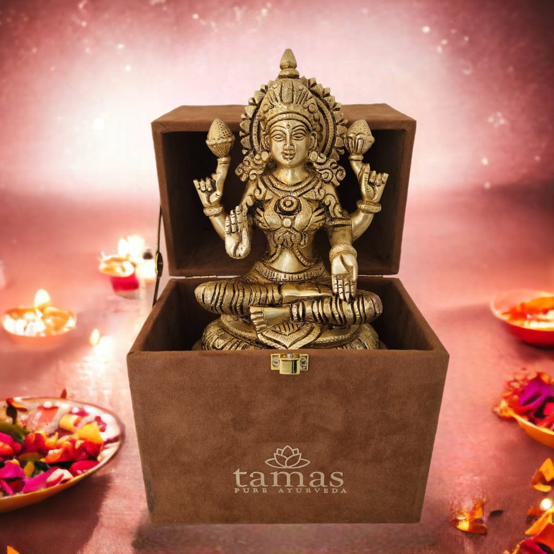 Tamas Brass Lakshmi Statue