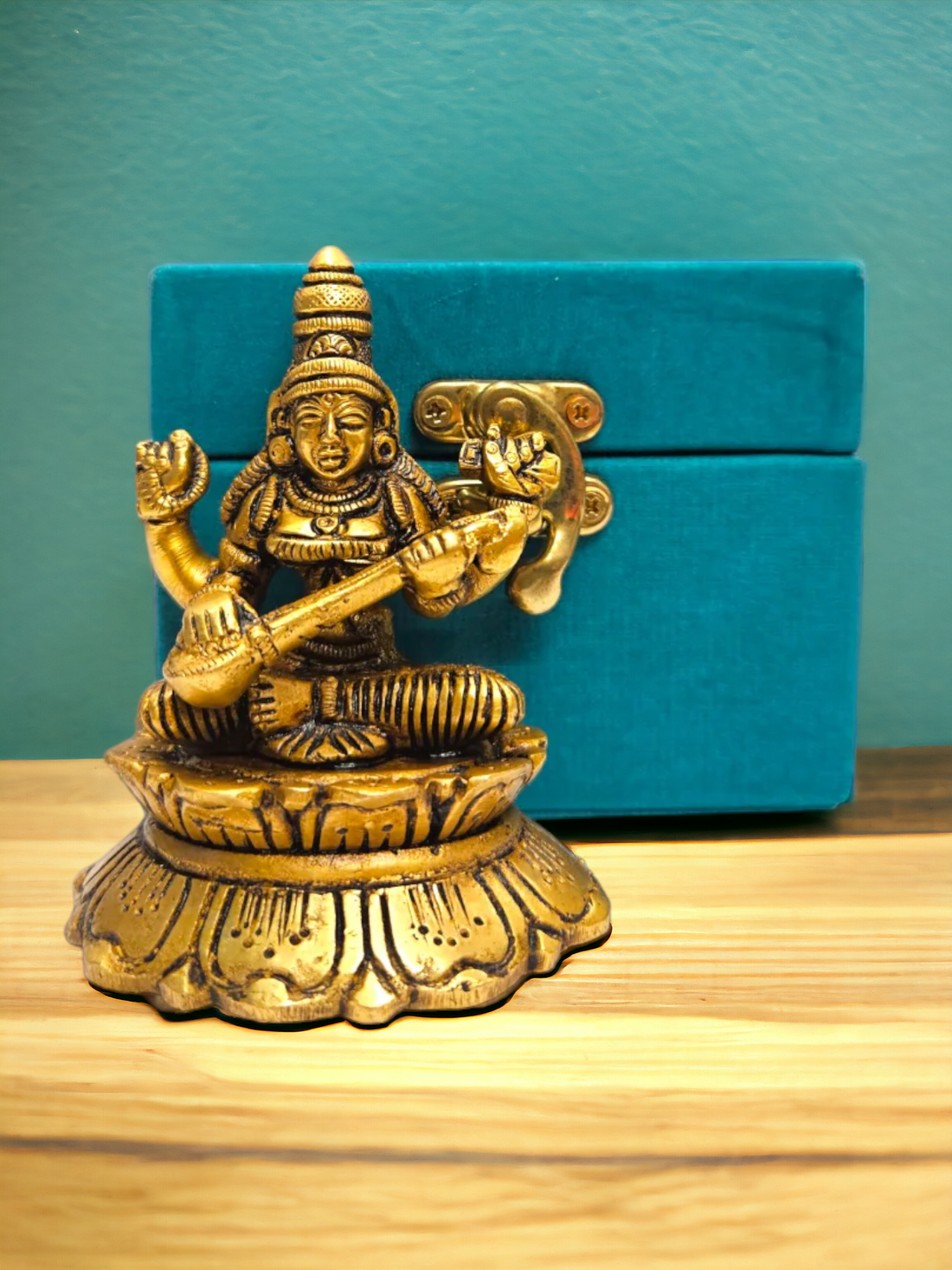 Brass Maa Saraswati