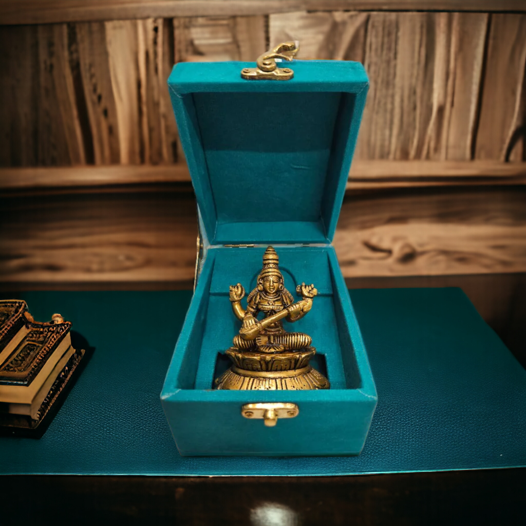 Brass Maa Saraswati