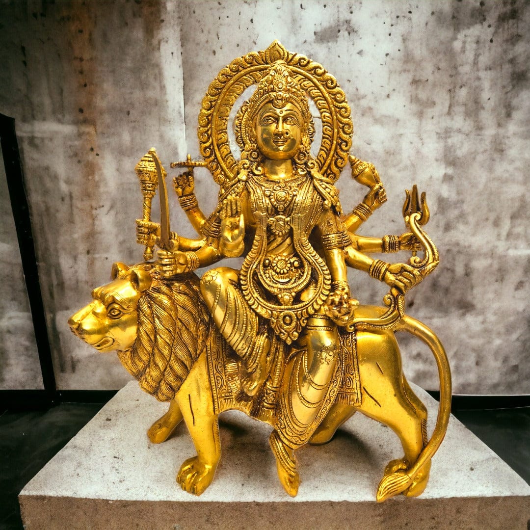 Brass Goddess Durga Maa Idol