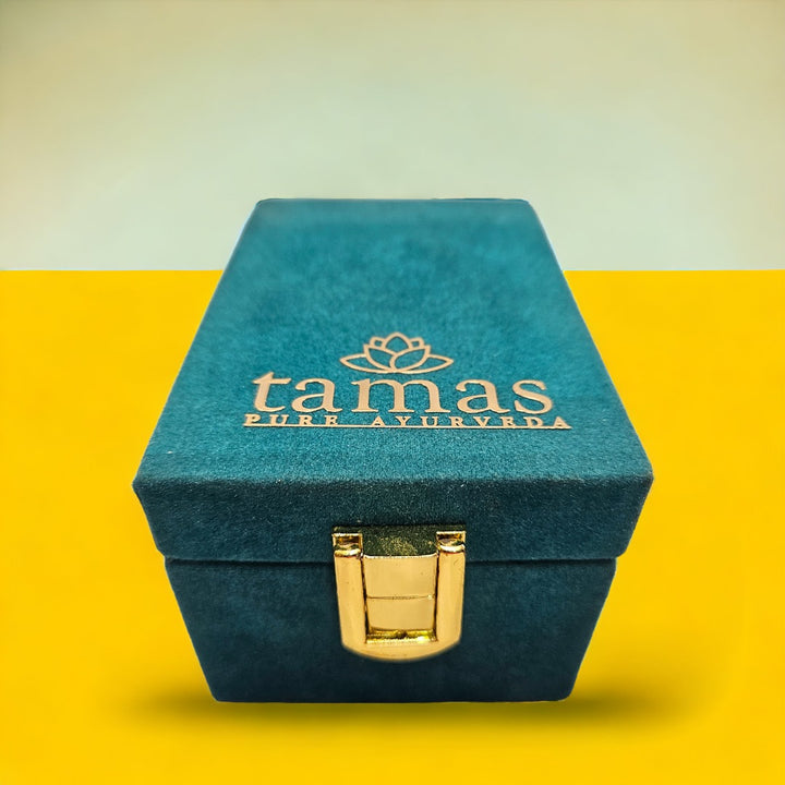 Tamas Brass Lord Small Bajrang Bali Hanuman Ji Statue/Idol (Golden) (3 Inches) | Free Luxury Gift Box