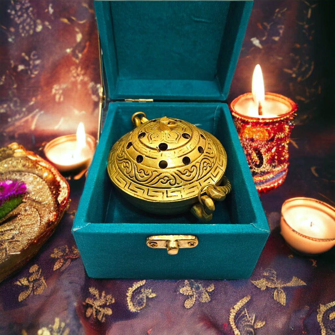 Brass Small Dhoop Burner