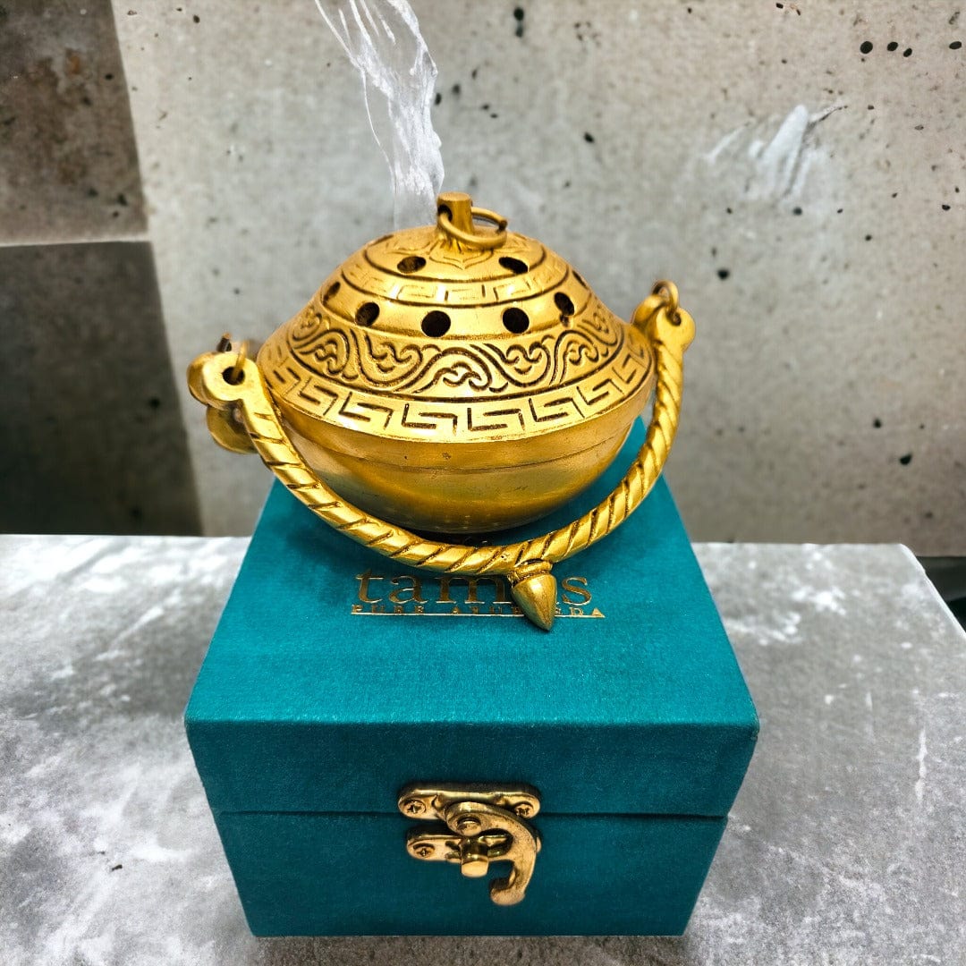 Brass Small Dhoop Burner