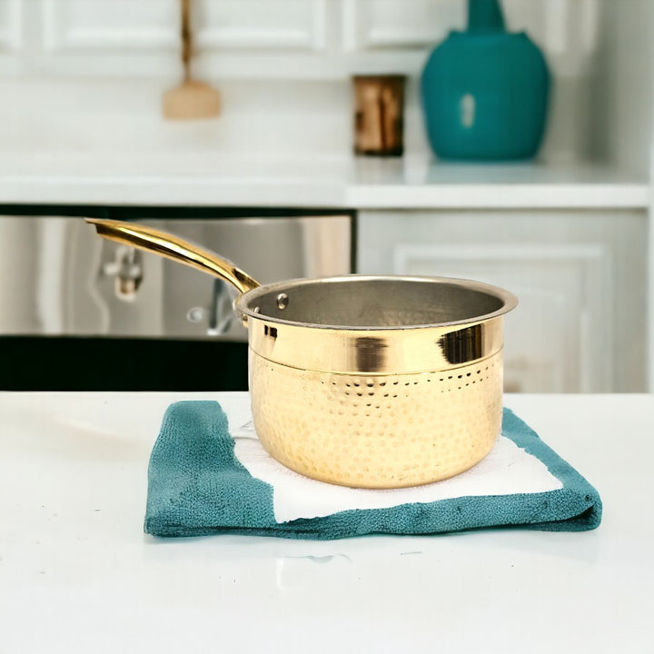 Brass Saucepan With Tin Coating