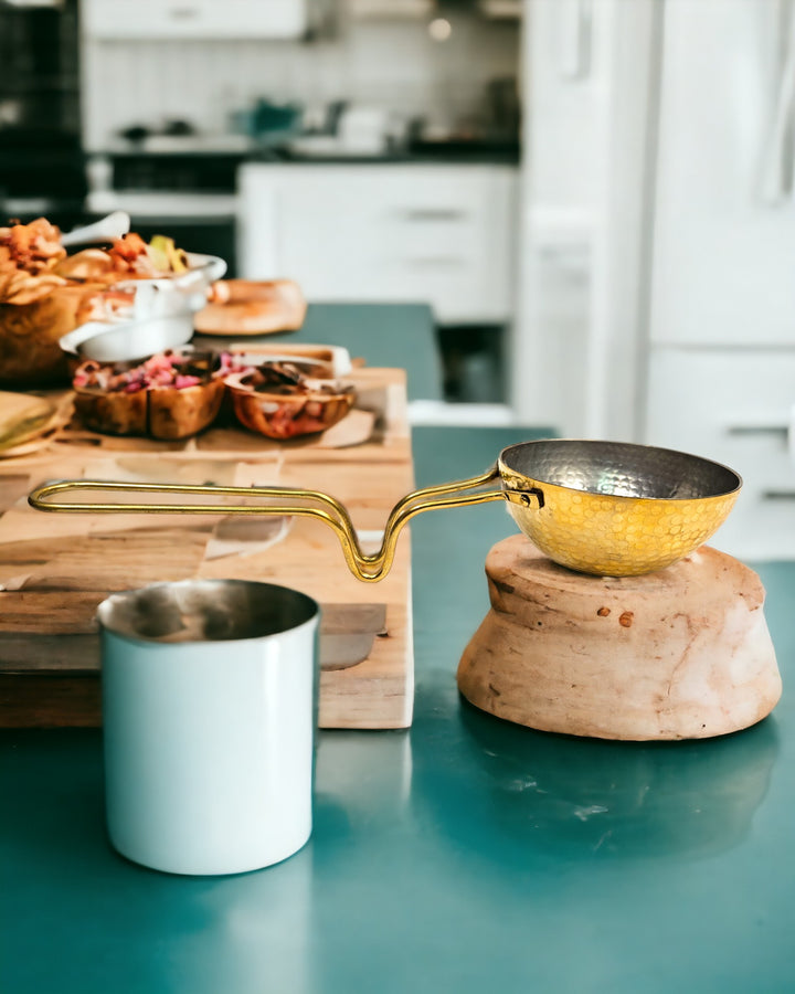 Brass  tadka pan