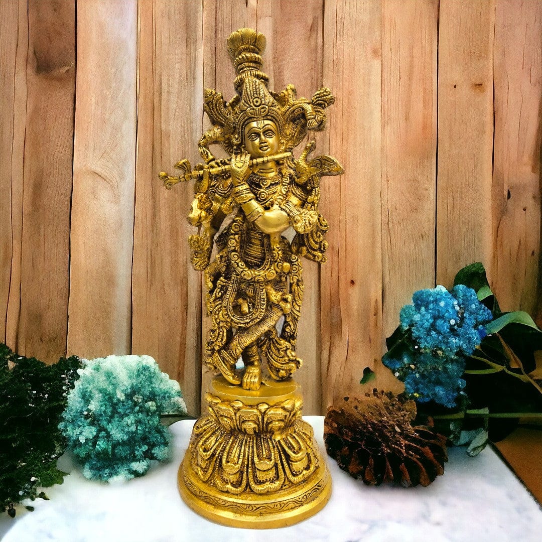 Radha Krishna Statue | (15 X 5 X 3 inch) |Weight - 7 kg - Tamas: Luxury Indian Gifts