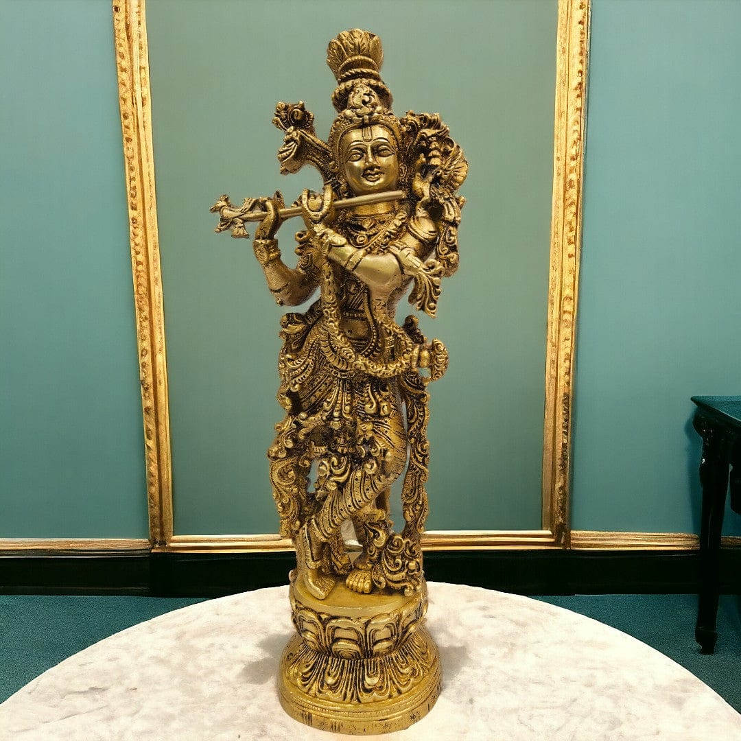 Brass Krishna
