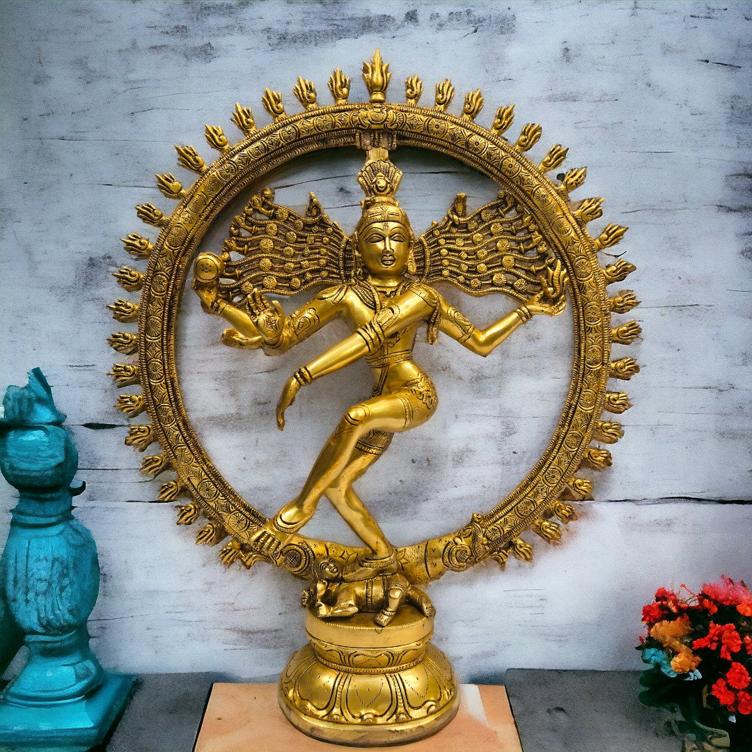 Brass  Shiva  Statue