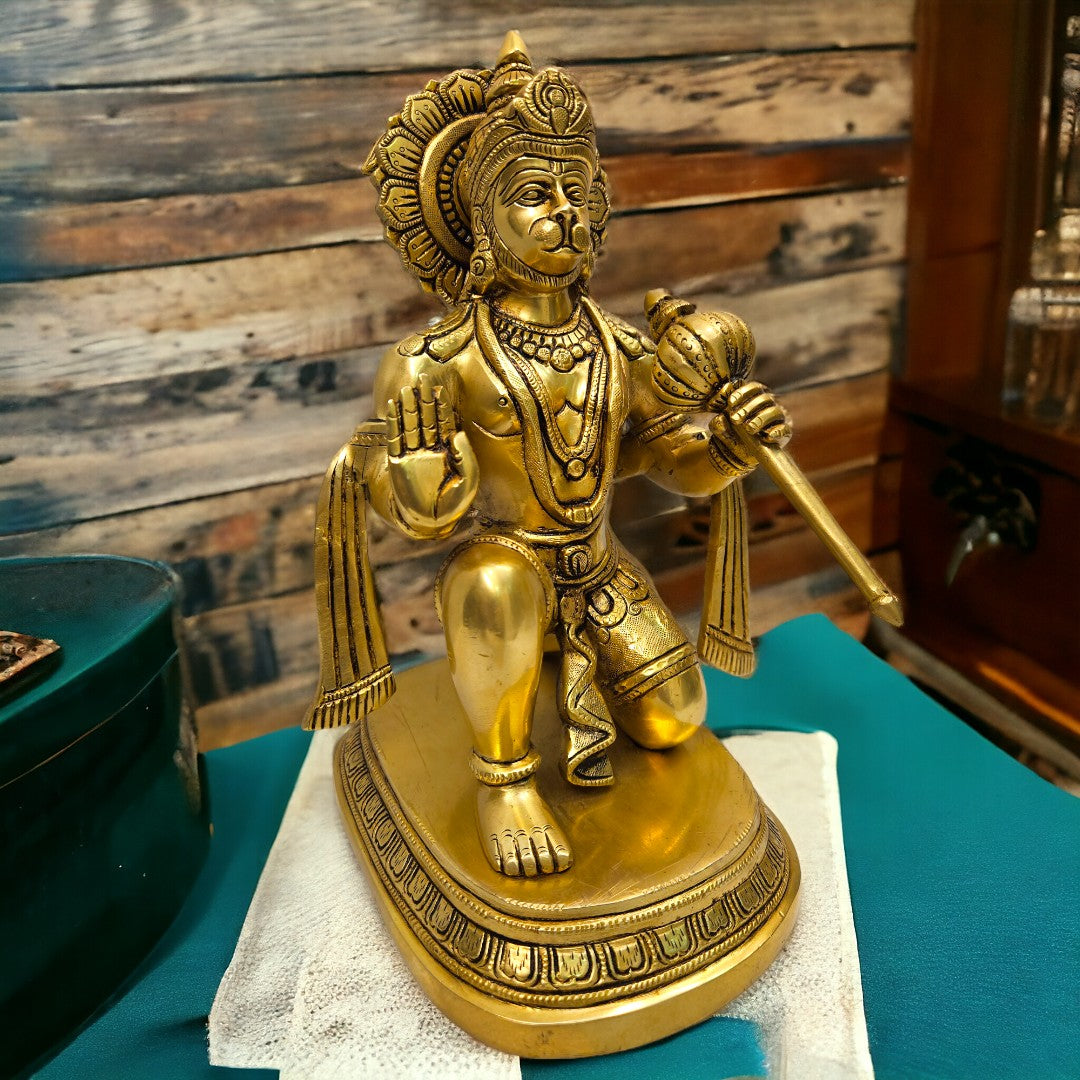 Tamas Brass Hanuman Ji Statue (11.2 Inch)