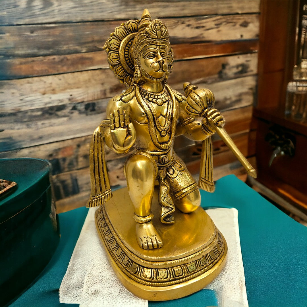 Brass Hanuman Murti